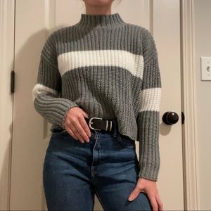 Forever 21 Crop Top Turtleneck Sweater